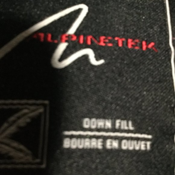 Alpine Tek down filled maroon color size small for extreme cold weather - Picture 3 of 10